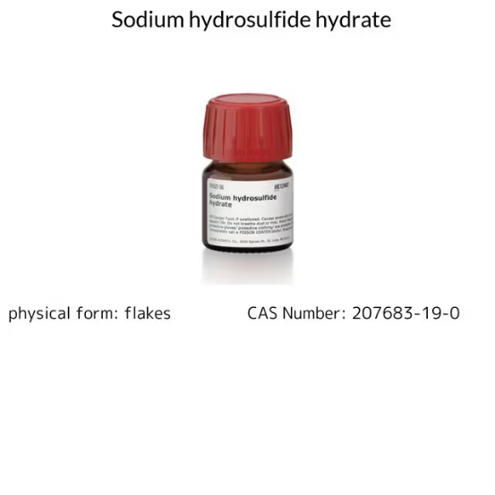 Sodium hydrosulfide hydrate, 1 X 1 kg (161527-1KG)
