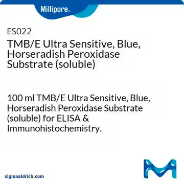 TMB/E Ultra Sensitive, Blue, Horseradish Peroxidase Substrate (soluble), 1 X 100 mL (ES022-100ML)