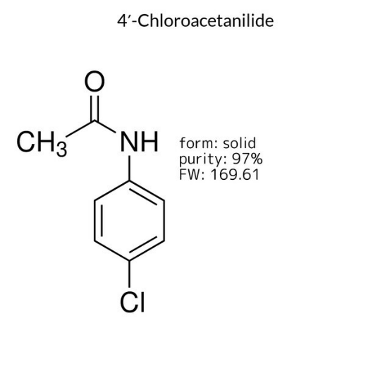 4′-Chloroacetanilide, 1 X 25 g (158631-25G)