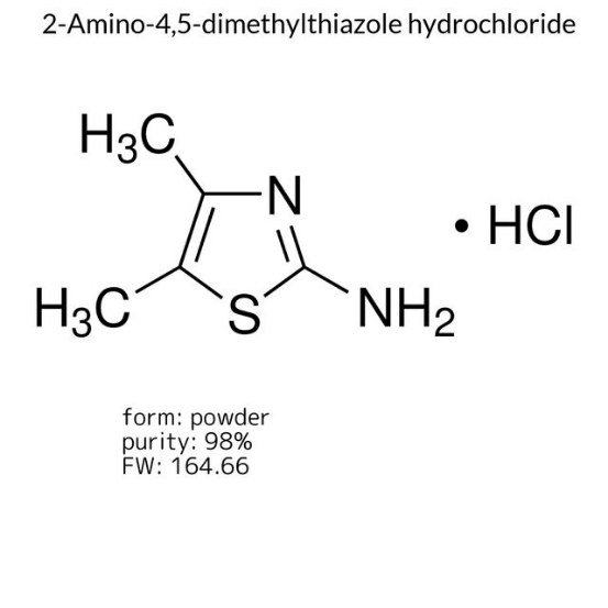 2-Amino-4,5-dimethylthiazole hydrochloride, 1 X 10 g (174408-10G)