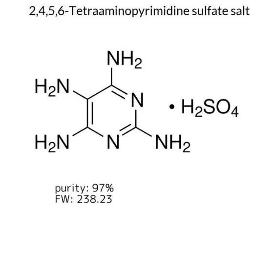 2,4,5,6-Tetraaminopyrimidine sulfate salt, 1 X 25 g (T3807-25G)