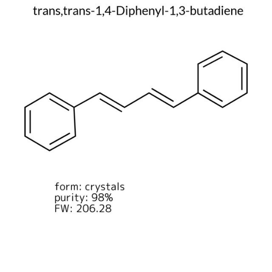 trans,trans-1,4-Diphenyl-1,3-butadiene, 1 X 25 g (D206008-25G)