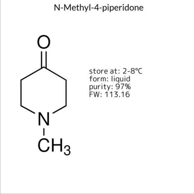 N-Methyl-4-piperidone, 1 X 5 mL (130036-5ML)