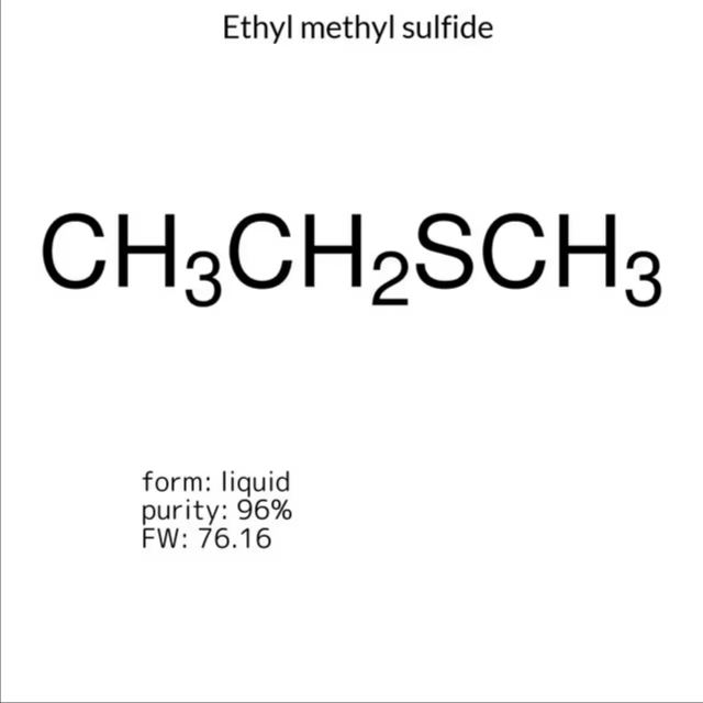 Ethyl methyl sulfide, 1 X 25 g (238317-25G)