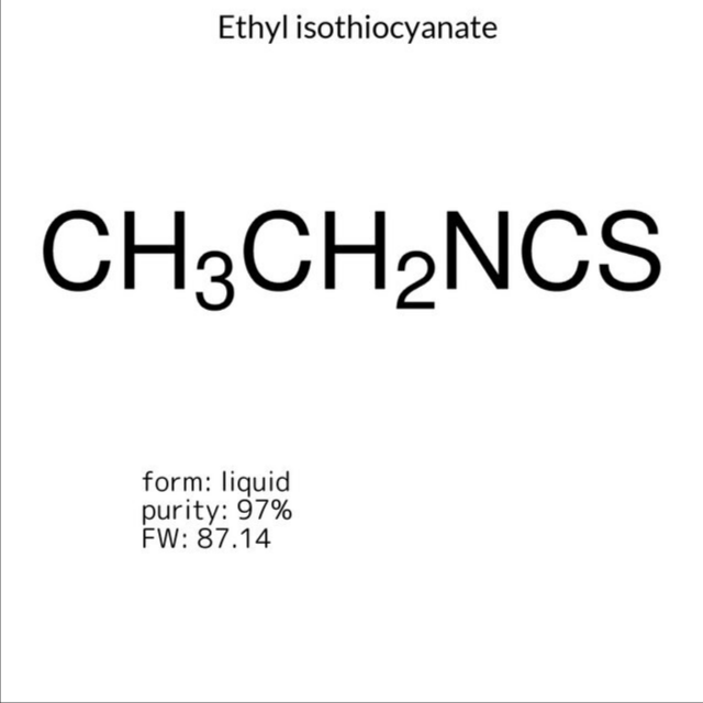 Ethyl isothiocyanate, 1 X 10 g (E33904-10G)