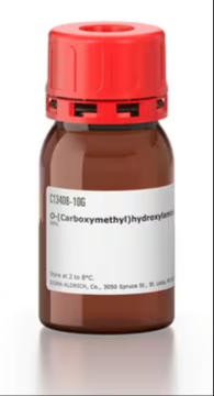 O-(Carboxymethyl)hydroxylamine hemihydrochloride, 1 X 1 g (C13408-1G)
