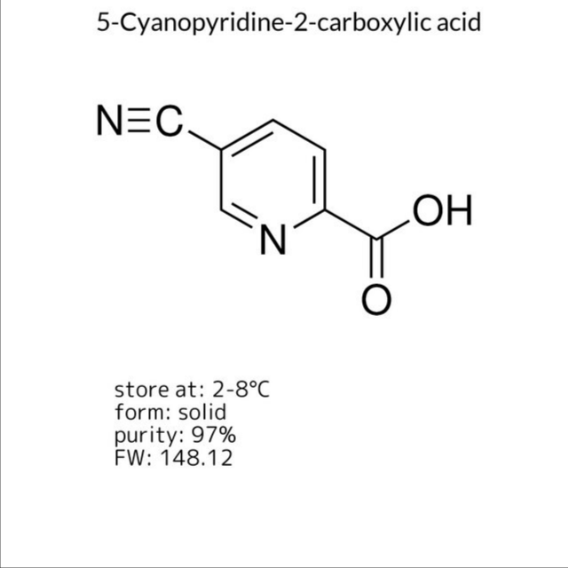 5-Cyanopyridine-2-carboxylic acid, 1 X 1 g (735361-1G)