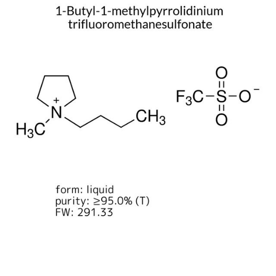 1-Butyl-1-methylpyrrolidinium trifluoromethanesulfonate, 1 X 50 g (727725-50G)