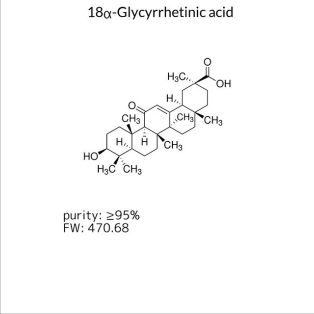 18α-Glycyrrhetinic acid, 1 X 250 mg (G8503-250MG)