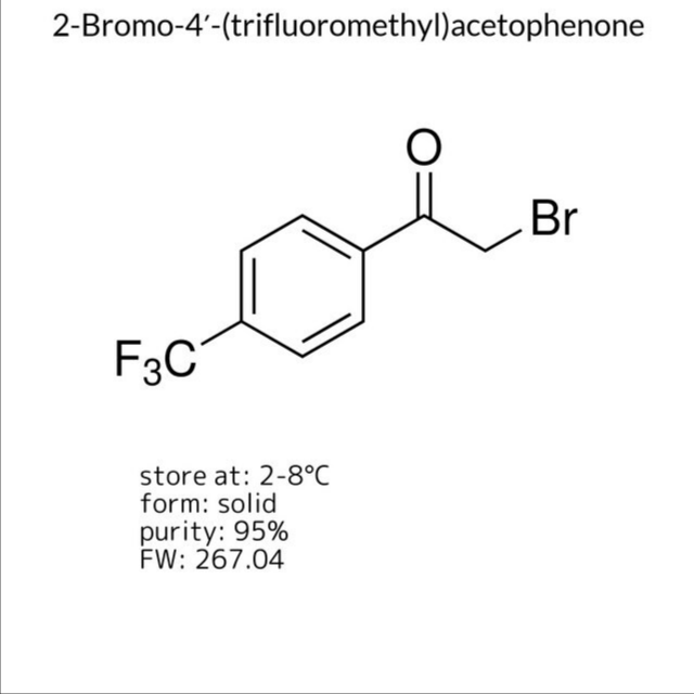 2-Bromo-4′-(trifluoromethyl)acetophenone, 1 X 5 g (669466-5G)