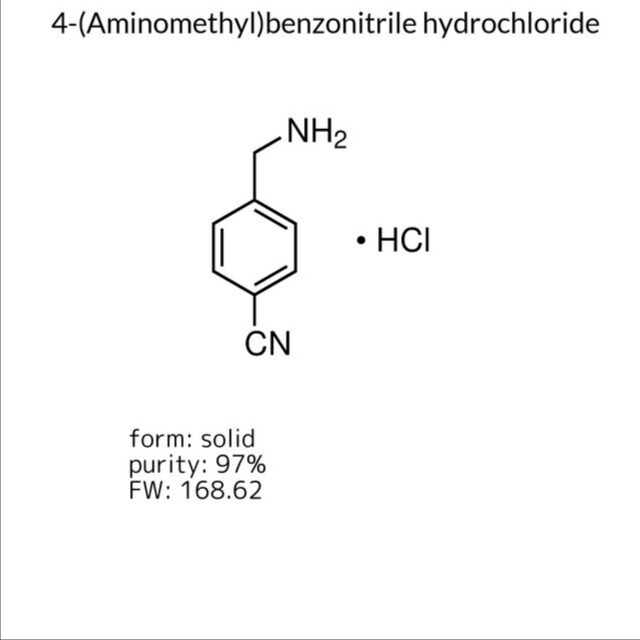 4-(Aminomethyl)benzonitrile hydrochloride, 1 X 25 g (631396-25G)