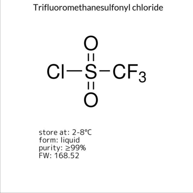 Trifluoromethanesulfonyl chloride, 1 X 25 g (164798-25G)
