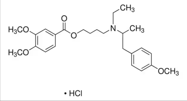 Mebeverine hydrochloride, 1 X 10 mg (Y0002079)