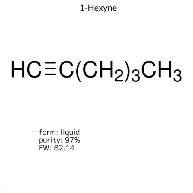 1-Hexyne, 1 X 100 mL (244422-100ML)