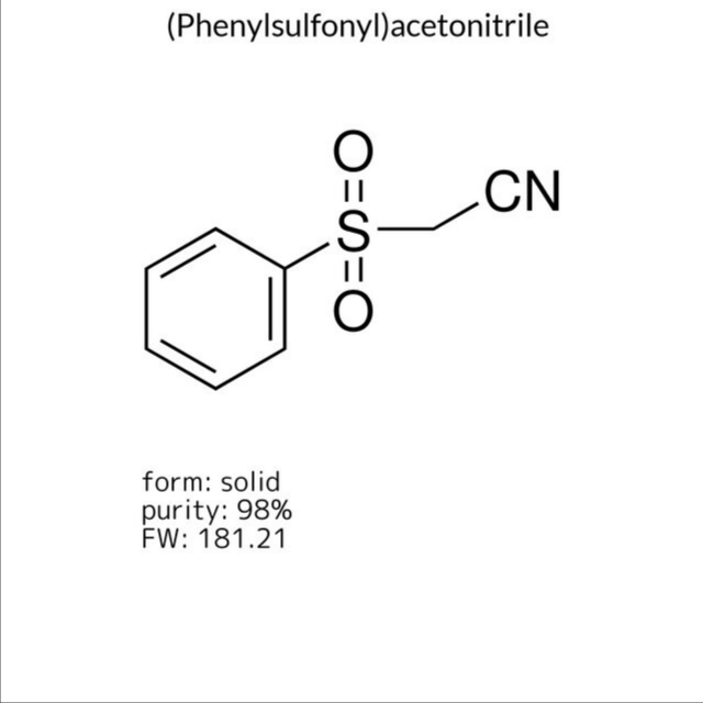(Phenylsulfonyl)acetonitrile, 1 X 25 g (184357-25G)