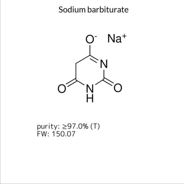Sodium barbiturate, 1 X 100 g (11715-100G)
