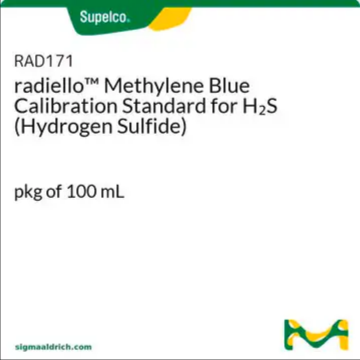 radiello™ Methylene Blue Calibration Standard for H₂S (Hydrogen Sulfide), 1 X 100 mL (RAD171)