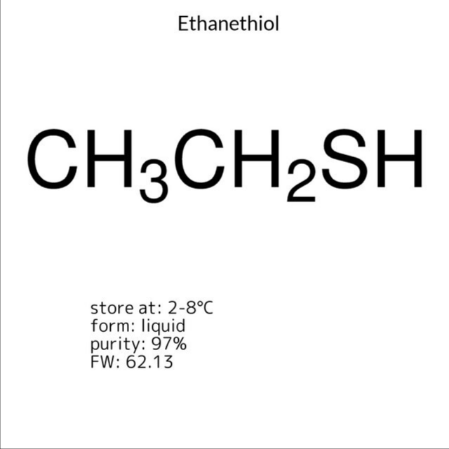 Ethanethiol, 1 X 500 mL (E3708-500ML)