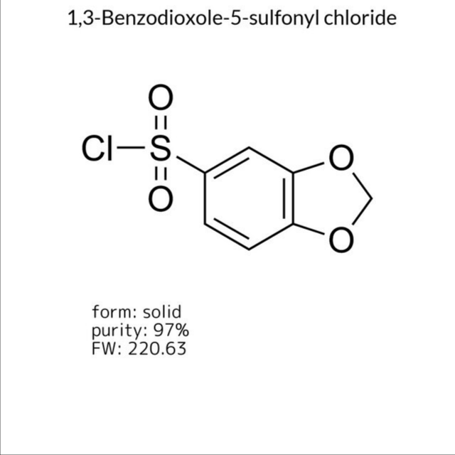 1,3-Benzodioxole-5-sulfonyl chloride, 1 X 500 mg (749311-500MG)
