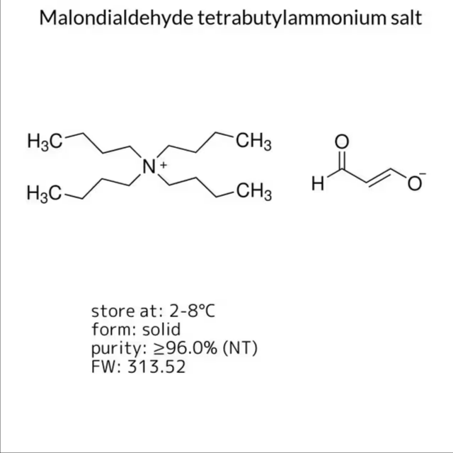 Malondialdehyde tetrabutylammonium salt, 1 X 5 g (63287-5G-F)