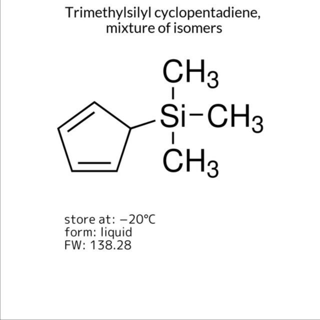 Trimethylsilyl cyclopentadiene, mixture of isomers, 1 X 10 g (257885-10G)