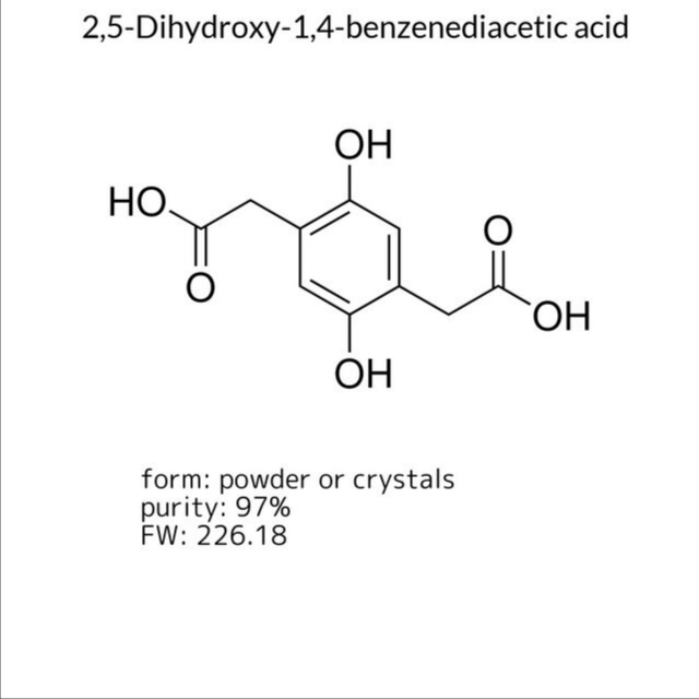 2,5-Dihydroxy-1,4-benzenediacetic acid, 1 X 5 g (D109207-5G)