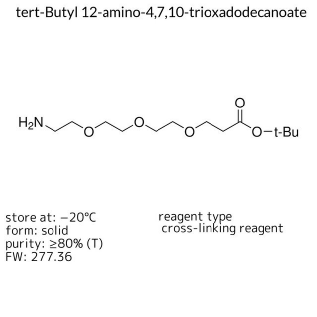 tert-Butyl 12-amino-4,7,10-trioxadodecanoate, 1 X 1 g (83060-1G-F)