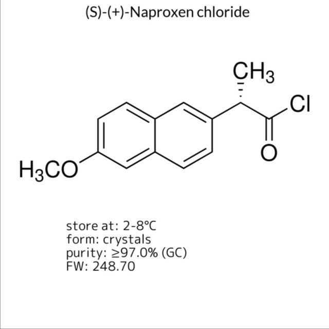 (S)-(+)-Naproxen chloride, 1 X 5 g (712922-5G)