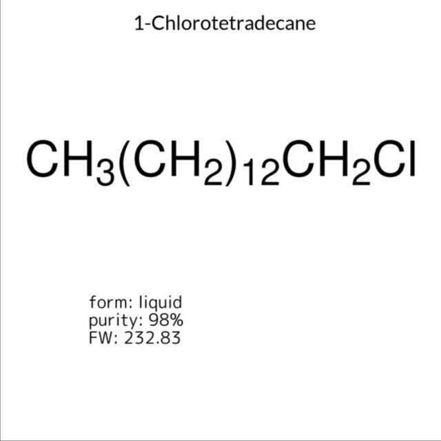 1-Chlorotetradecane, 1 X 100 g (252239-100G)