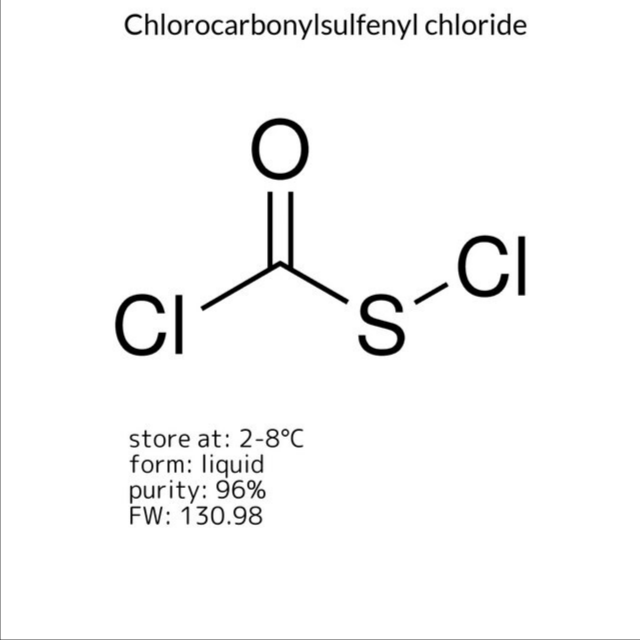 Chlorocarbonylsulfenyl chloride, 1 X 25 g (247138-25G)