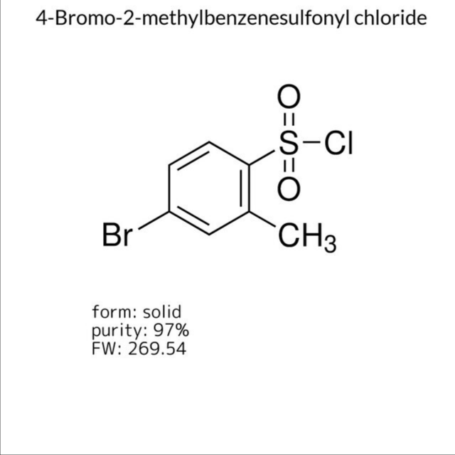 4-Bromo-2-methylbenzenesulfonyl chloride, 1 X 1 g (734861-1G)