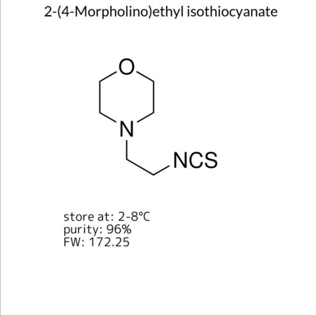2-(4-Morpholino)ethyl isothiocyanate, 1 X 2 g (560472-2G)