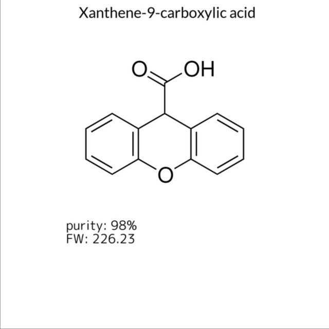 Xanthene-9-carboxylic acid, 1 X 5 g (X406-5G)