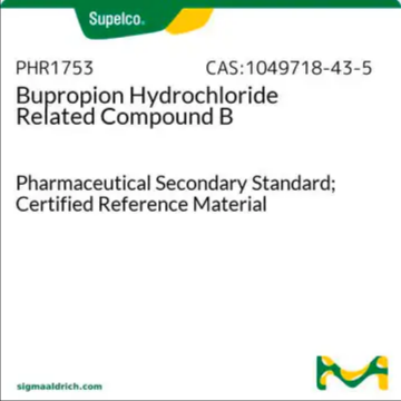 Bupropion Hydrochloride Related Compound B, 30 mg (PHR1753-30MG)