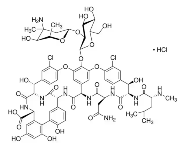 Vancomycin hydrochloride, 4 X 250 mg (PHR1732-4X250MG)