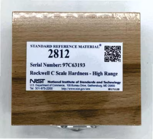 Rockwell C scale hardness, 1 ea (NIST2812)