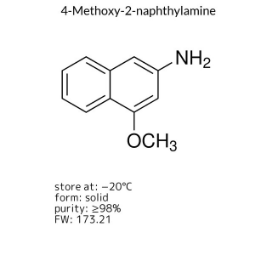 4-Methoxy-2-naphthylamine, 1 X 250 mg (M9894-250MG)