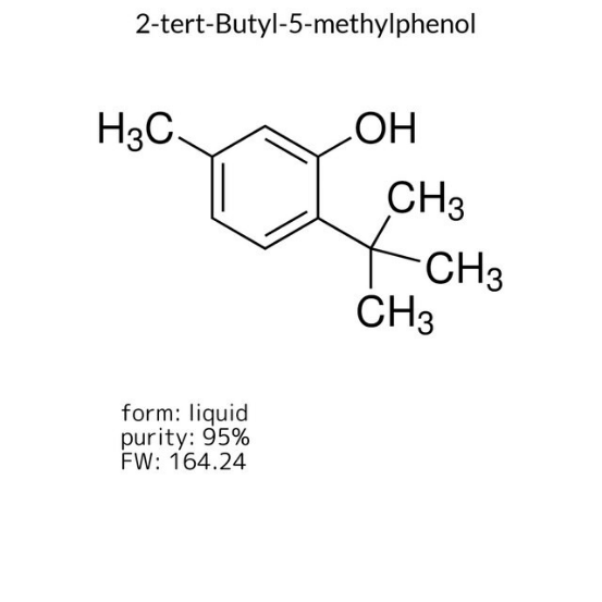 2-tert-Butyl-5-methylphenol, 1 X 250 mL (B97402-250ML)