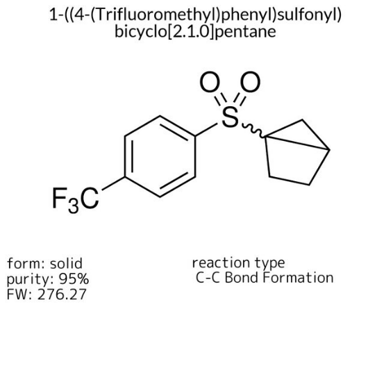 1-((4-(Trifluoromethyl)phenyl)sulfonyl)bicyclo[2.1.0]pentane, 1 X 250 mg (ALD00570-250MG)