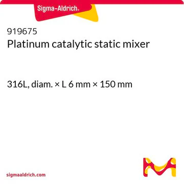 Platinum catalytic static mixer, 1 X 1 each (919675-1EA)