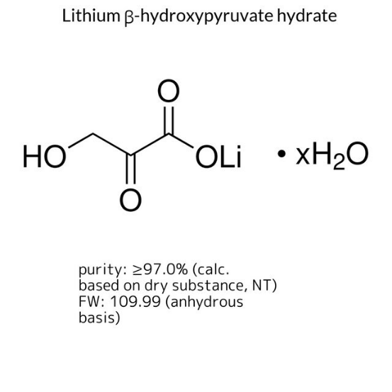 Lithium β-hydroxypyruvate hydrate, 1 X 5 g (54913-5G-F)