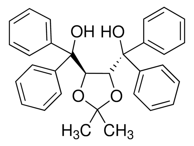 (4R,5R)-2,2-Dimethyl-α,α,α′,α′-tetraphenyldioxolane-4,5-dimethanol, 1 X 1 g (265004-1G)