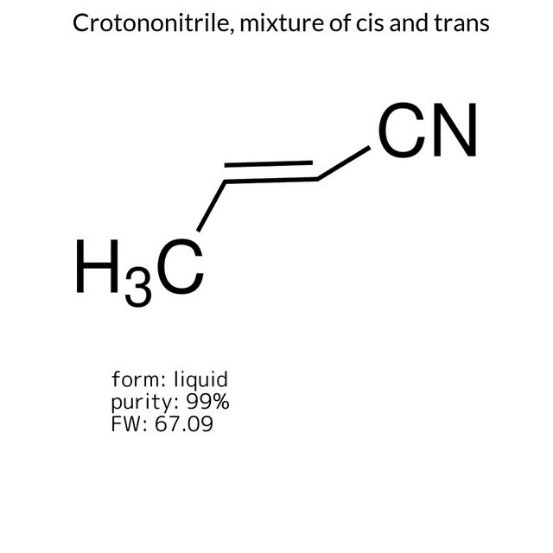 Crotononitrile, mixture of cis and trans, 1 X 500 mL (252522-500ML)