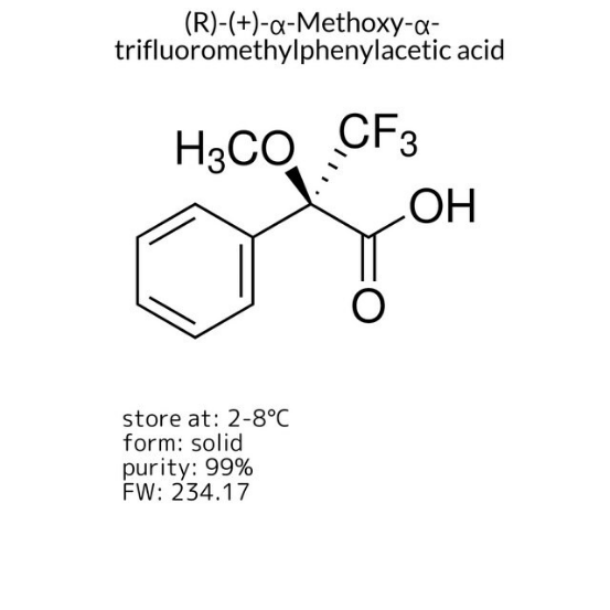(R)-(+)-α-Methoxy-α-trifluoromethylphenylacetic acid, 1 X 5 g (155268-5G)