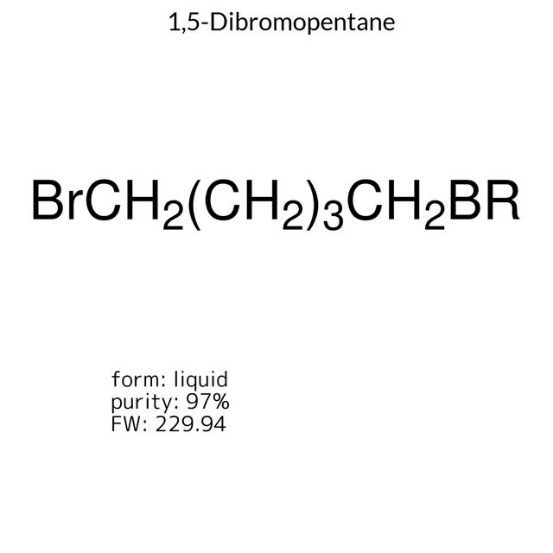 1,5-Dibromopentane, 1 X 500 g (128007-500G)