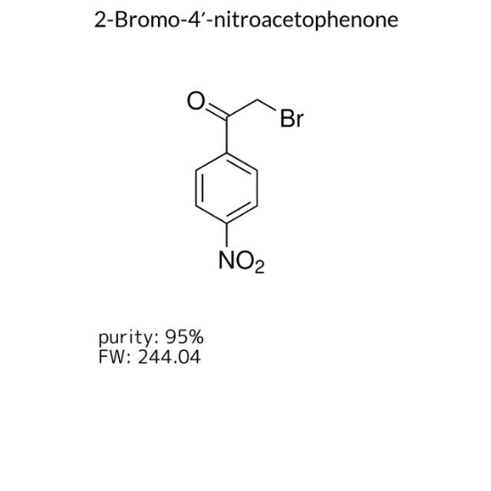 2-Bromo-4′-nitroacetophenone, 1 X 10 g (245615-10G)