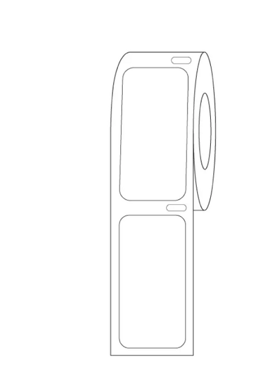 DIRECT THERMAL CRYO LABEL 38x19mm for Lg Vials/Tubes