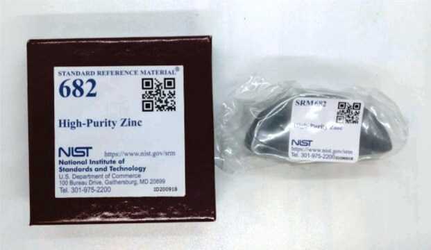 High-purity zinc, 1 block (NIST682)