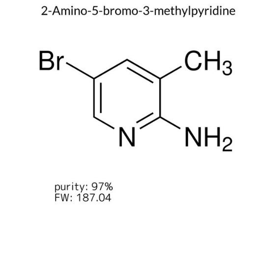 2-Amino-5-bromo-3-methylpyridine, 1 X 5 g (525537-5G)