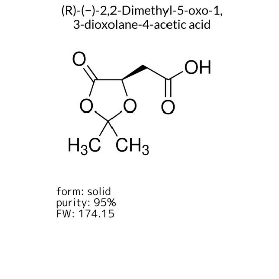 (R)-(−)-2,2-Dimethyl-5-oxo-1,3-dioxolane-4-acetic acid, 1 X 25 g (460028-25G)